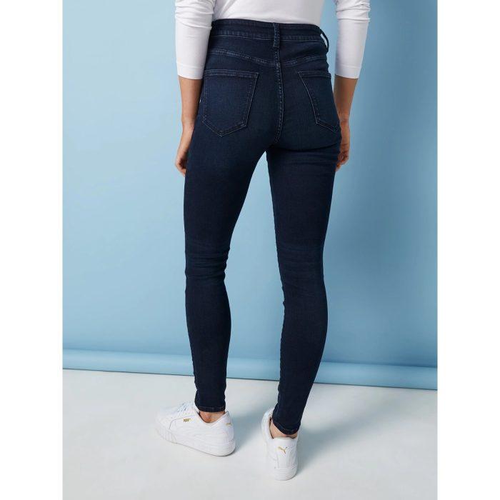 just jeans extra high rise skinny navy blue jeans