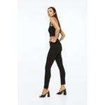 H&M High Rise Skinny Black Jeans