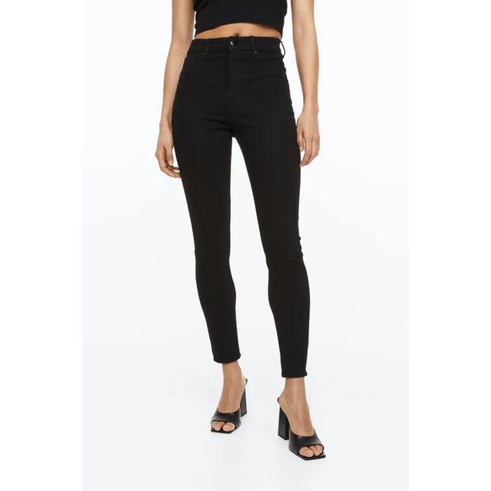 H&M High Rise Skinny Black Jeans