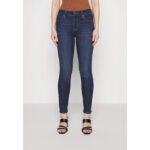 B.R High Rise Dark Wash Skinny Jeans