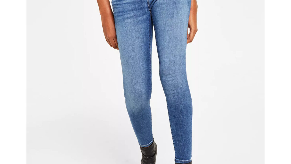 DKNY Bleecker Shaping Blue Skinny Jeans 