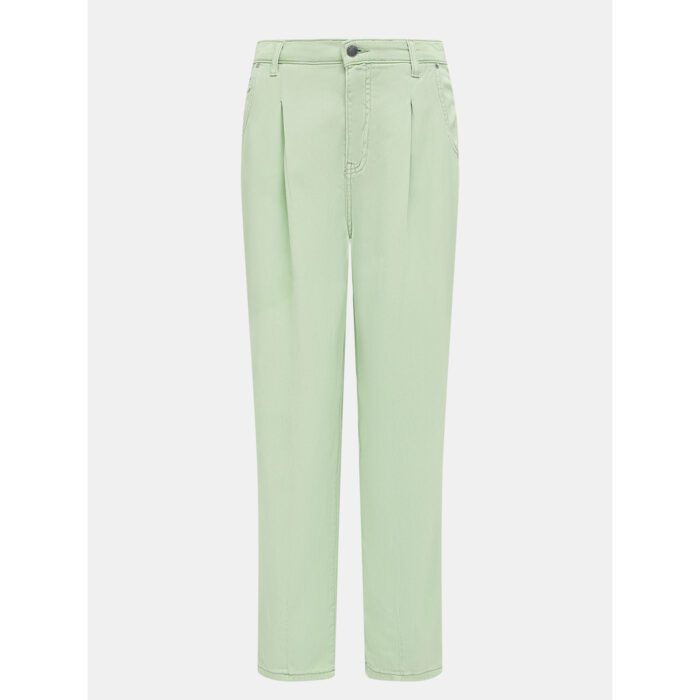 Guess Light Green Andrea Barrel Mom Relaxed Jeans