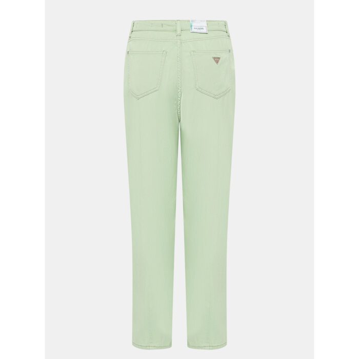 Guess Light Green Andrea Barrel Mom Relaxed Jeans