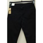 Monoprix Mid Rise Slim Fit Black Jeans