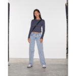 Motel Light Blue Parallel Straight Leg Jeans