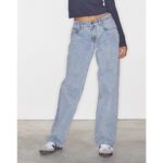 Motel Light Blue Parallel Straight Leg Jeans