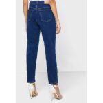 MNG Dark Wash High Rise Mom Jeans