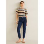 MNG Dark Wash High Rise Mom Jeans