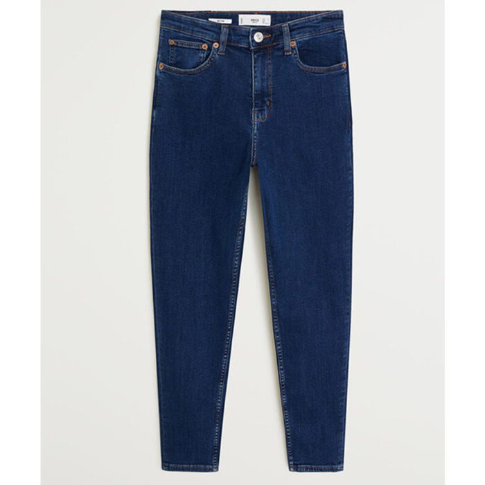 MNG Dark Wash High Rise Mom Jeans