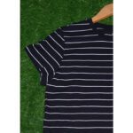 H&H Black White Lining T Shirt