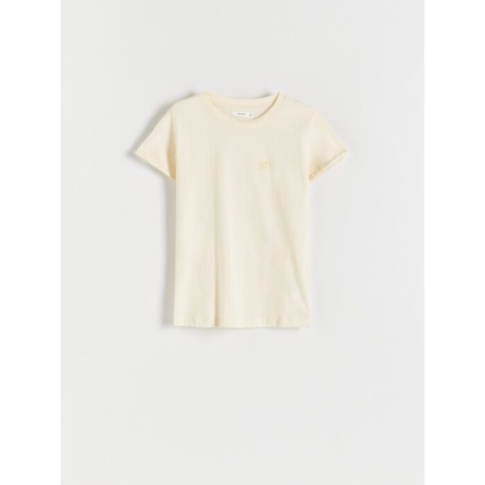 Reserved Slim Fit Light Yellow T Shirt