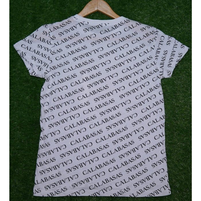 Pri Mark Printed White Printed Tee