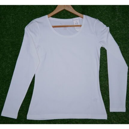 Banderid Basic White Full Sleeves T Shirt