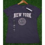 H&H Dark Grey NYC Logo Printed T Shirt