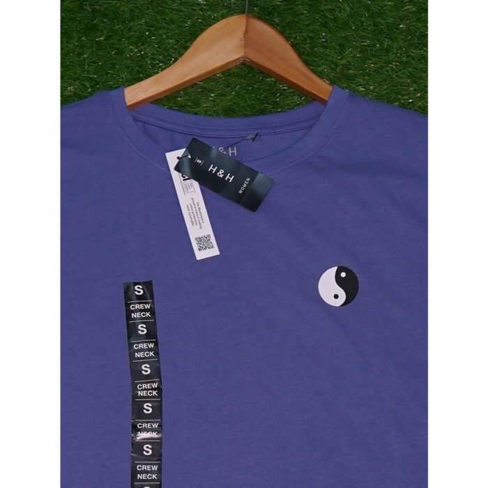 H&H Sapphire Blue Ball Print T Shirt