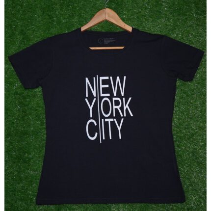 Cutter & Buck NYC Blac Printed T Shirt