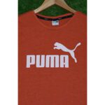 PUMA Classic Orange Logo T Shirt