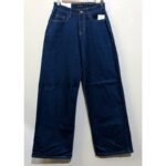 F.A Dark Indigo High Rise Wide Leg Jeans