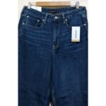 F.A Dark Wash Full High Rise Wide Leg Jeans