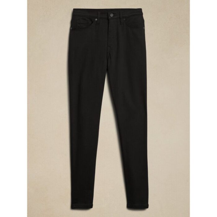 Banana Republic Black High Rise Skinny Jeans