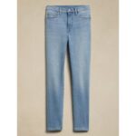 Banana Republic Light Wash Mid Rise Skinny Jeans