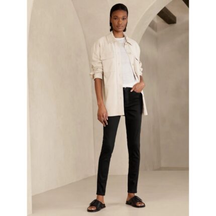 Banana Republic Black High Rise Skinny Jeans