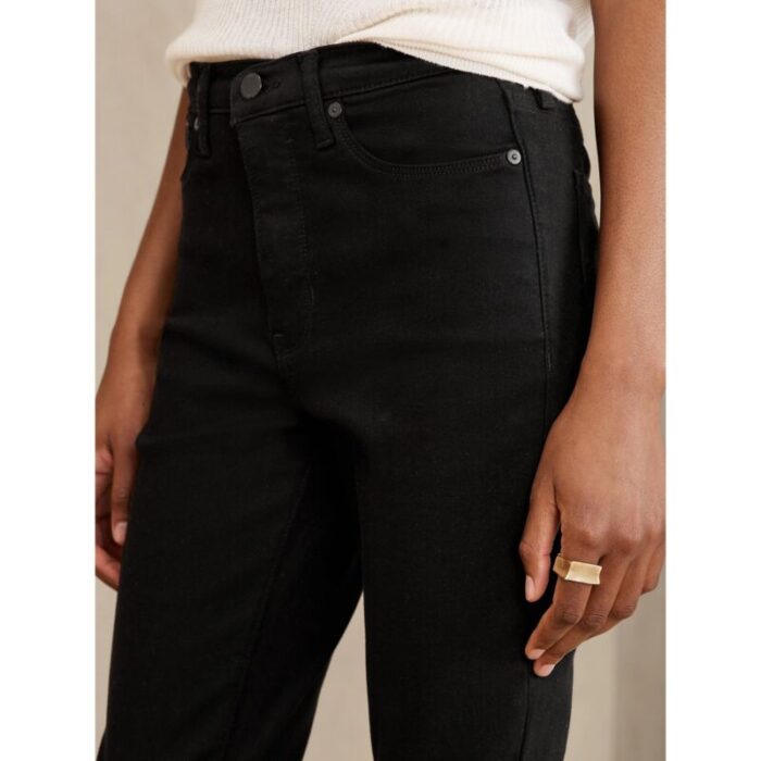 Banana Republic Black High Rise Skinny Jeans