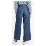 Banana Republic Rinse Wash High Rise Wide Leg Jeans