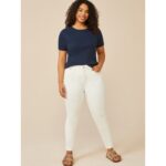 F.A White High Rise Skinny Jeans