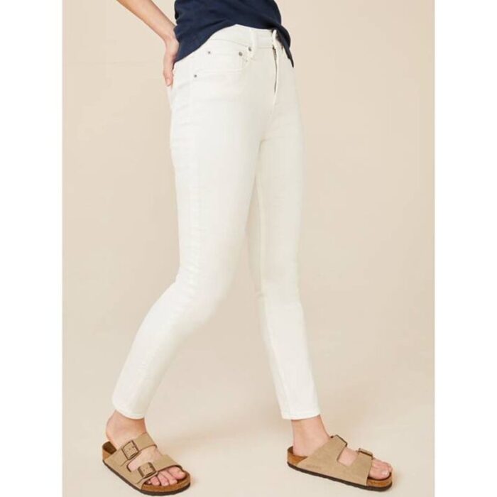 F.A White High Rise Skinny Jeans