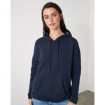 Navy Basic Kangaroo pocket Hoodie