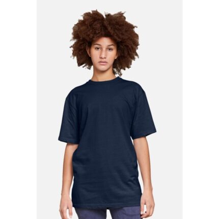 Navy Basic Round Neck T-Shirt