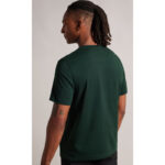 Bottle Green Basic Round Neck T-Shirt