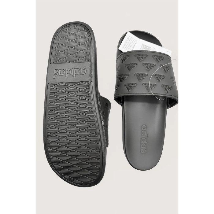 ADIDAS FULL BLACK PRINTED SLIDE (PREMIUM QUALITY) - Image 3