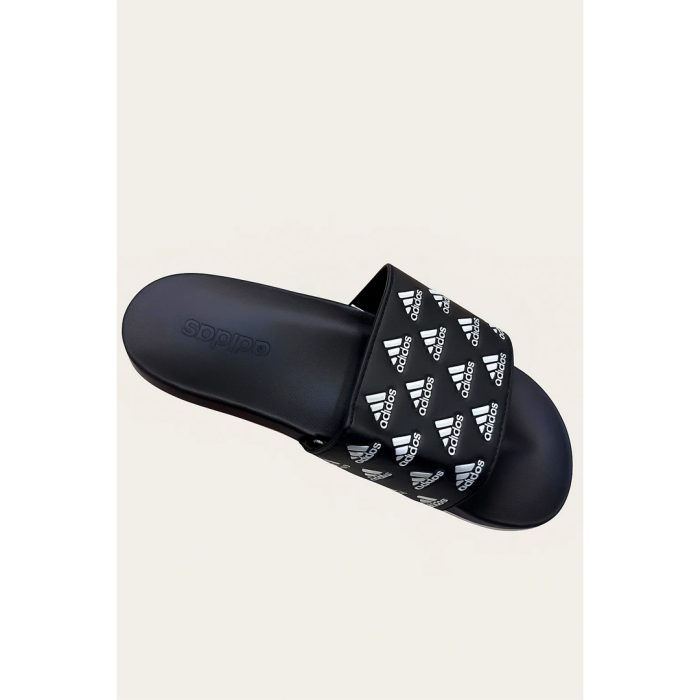 ADIDAS BLACK-WHITE PRINTED SLIDE (PREMIUM QUALITY) - Image 5