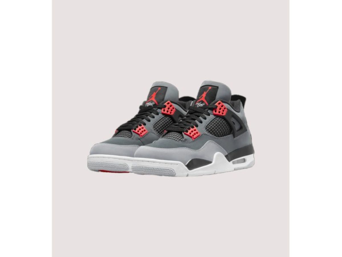 AIR JORDAN RETRO 4 INFRARED GREY Stocker.pk