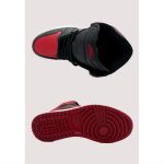 AIR JORDAN 1 RETRO HIGH OG BRED RED-BLACK