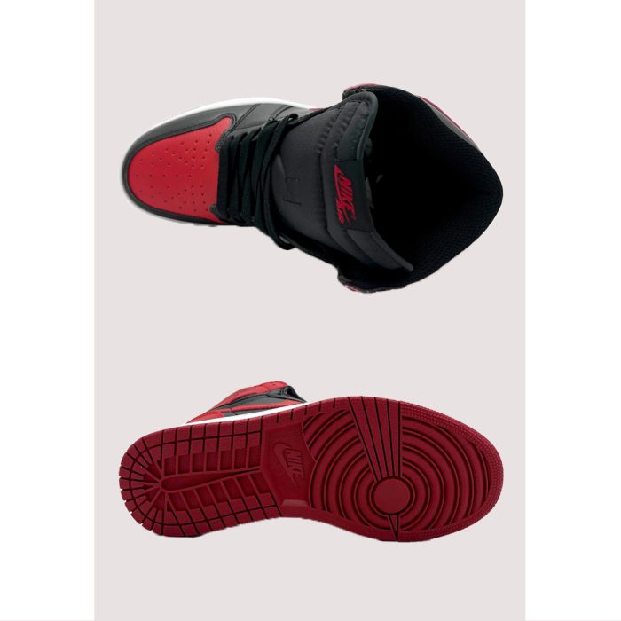 AIR JORDAN 1 RETRO HIGH OG BRED RED-BLACK