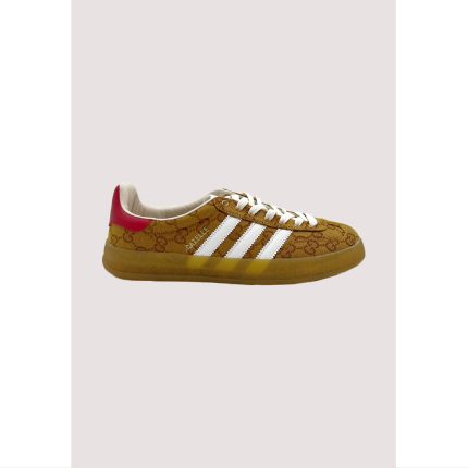 ADIDAS GAZELLE X GUCCI GG BEIGE BROWN
