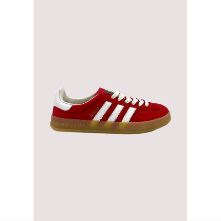 ADIDAS GAZELLE X GUCCI RED WHITE STRIPE