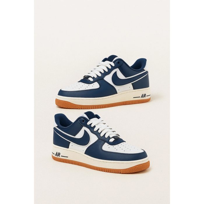 NIKE AIR FORCE 1 LOW MIDNIGHT NAVY WHITE