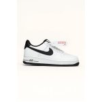 NIKE AIR FORCE 1 LOW – WHITE WITH BLACK SWOOSH