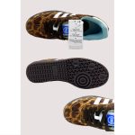 ADIDAS SAMBA OG BROWN LEOPARD PRINT WOMENS SHOES