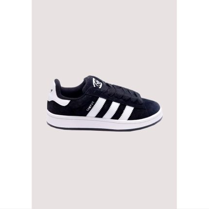 ADIDAS CAMPUS 00S ALL BLACK WHITE STRIPE SUEDE