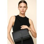 YSL KATE SAINT LAURENT ALL BLACK CROSS BODY BAG BLACK TUSSEL