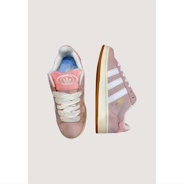 ADIDAS CAMPUS 00S PINK WHITE STRIPE WOMEN SHOES