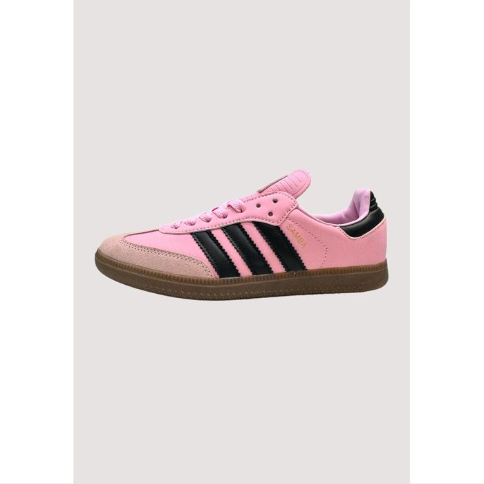 ADIDAS SAMBA X MEESI INTER MIAMI PINK BLACK SHOES