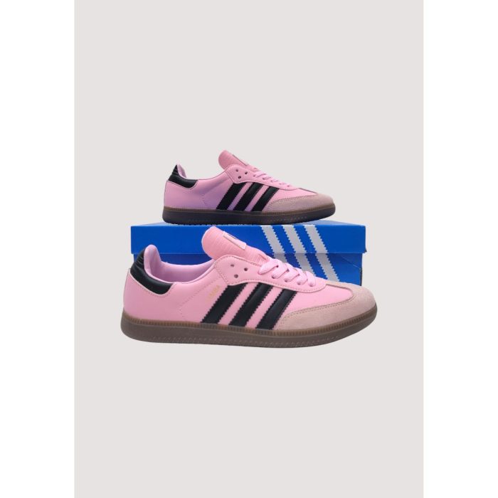 ADIDAS SAMBA X MEESI INTER MIAMI PINK BLACK SHOES - Image 5