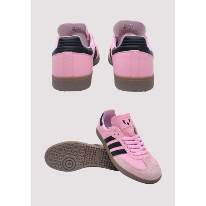 ADIDAS SAMBA X MEESI INTER MIAMI PINK BLACK SHOES - Image 3