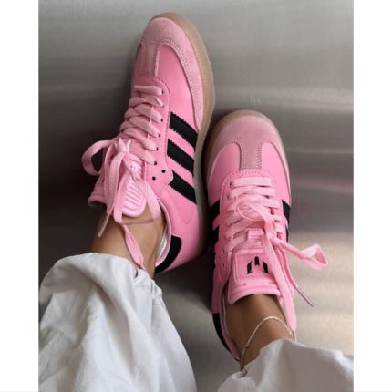ADIDAS SAMBA X MEESI INTER MIAMI PINK BLACK SHOES